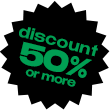 TOP-UP DISCOUNTS 50%